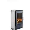 Ruby Stufa a bioetanolo in acciaio bianco/nero 3 Kw 2 l H61 x P30 x L48 cm RUBY Delta