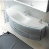 PELIPAL Lavabo a incasso rettangolare Cassca L 129 x H 5 x P 50.5 cm in composito minerale di resina gelificata bianco