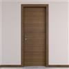 COOPLEGNO Porta interna a battente Stenophylla in legno colore marrone, L 80 x H 210 cm, apertura reversibile