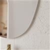 Leroy Merlin Specchio Lumière irregolare in polistirene bianco opaco 120 x 80 cm