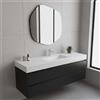 Leroy Merlin Specchio Board irregolare in polistirene nero 100 x 90 cm