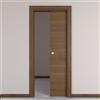 COOPLEGNO Porta interna scorrevole Stenophylla in MDF colore marrone, L 80 x H 210 cm, apertura reversibile