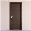 COOPLEGNO Porta interna a battente Timber in legno colore wengé, L 70 x H 210 cm, apertura reversibile