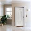 DI.BI. Porta blindata DI.BI. Argo L 80 x H 210 cm in PVC bianco, apertura spingere a sinistra