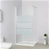 SENSEA Box doccia walk-in Easy, vetro 6 mm, L 117-118.5 cm x H 195 cm, profilo cromo