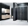 Leroy Merlin Porta doccia scorrevole L 167-171 cm x H 200 cm per nicchia in vetro trasparente SP. 6 mm, profilo lucido cromo, serie Glam