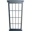 Leroy Merlin Grata di sicurezza battente in ferro verniciato bianco 100 x 220 cm