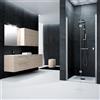 Leroy Merlin Porta doccia pieghevole L 97-101 cm x H 201.7 cm per nicchia in vetro trasparente SP. 6 mm, profilo lucido cromo, serie Glam