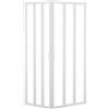 Leroy Merlin Box doccia angolare con porta pieghevole, acrilico serigrafato 2 mm, L 88-92 cm x L 72 cm, H 185 cm, bianco Los