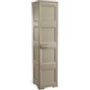 Leroy Merlin Armadio spogliatoio Omnimodus in resina tortora/tortora L 40 x H 164 x P 43 cm 1 anta per interno / esterno ed esterno riparato