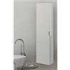 BADEN HAUS Colonna per mobile bagno Vague BADEN HAUS 1 anta P 20 x L 35 x H 140 cm grigio chiaro placcato