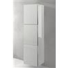 BADEN HAUS Colonna per mobile bagno comfort BADEN HAUS 3 ante P 38 x L 45 x H 170 cm grigio chiaro placcato
