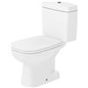 Leroy Merlin Vaso WC distanziato d-code, sedile escluso P 65 x L 35.5 x H 38.5 cm bianco lucido