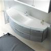 PELIPAL Lavabo d'appoggio rettangolare L 149 x H 5 x P 50.5 cm in resina bianco