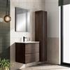 Leroy Merlin Mobile bagno con lavabo Step L60 x H60 x P46 cm, walnut in mdf cannettato 2 cassetti per vasca centrale