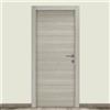 Leroy Merlin Porta interna a battente Flint in MDF colore rovere grigio, L 80 x H 200 cm, apertura reversibile