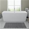 Leroy Merlin Vasca Carmel bianco opaco 160x65 cm con troppo pieno