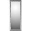 BUBOLA&NAIBO Specchio Chic rettangolare in legno argento 77 x 180 cm
