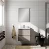 Leroy Merlin Mobile bagno con lavabo STEP L60 x H60 x P46 cm taupe opaco in mdf 2 cassetti per vasca centrale