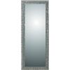 BUBOLA&NAIBO Specchio Angelina rettangolare in legno argento 64.8 x 164.8 cm