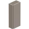 Leroy Merlin Pensile bagno Step L30 x H75 x P14cm, con 1 anta reversibile, taupe, cannettato, con chiusura ammortizzata