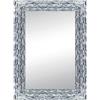 Leroy Merlin Specchio rettangolare in legno argento 68 x 88 cm