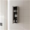 Leroy Merlin Pensile Pull L30 H75 P16 taupe opaco laccato 1 anta reversibile con maniglia e 2 ripiani vetro