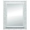 Leroy Merlin Specchio rettangolare in legno bianco 68 x 87 cm