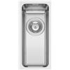 PYRAMIS Lavello sottotop 1 vasca in inox argento PYRAMIS Lume L 40 x L 17 cm