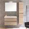 Leroy Merlin Colonna per mobile bagno Kora 2 ante P 27 x L 30 x H 160 cm olmo rousseau truciolare