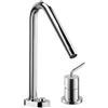 Leroy Merlin Rubinetto per lavabo Verbano cromato Lucido LAMINARE CRISTALLINO a canna alta