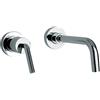 Leroy Merlin Rubinetto per lavabo ad incasso getto laminare cristallino Verbano cromato lucido