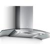 Turboair Cappa a parete Pantheon IX/A/90 TURBOAIR argento L 90 cm