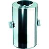 Leroy Merlin Raccordo per canna fumaria stufa a legna in inox cromato silver ø 300 mm
