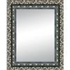 Leroy Merlin Specchio rettangolare in legno nero 80 x 100 cm
