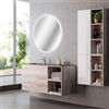 Leroy Merlin Mobile da bagno sospeso sotto lavabo L 99.5 x H 60 x P 45.5 cm bianco, 2 cassetti Brera
