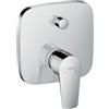 Hansgrohe Rubinetto per doccia getto laminare cristallino monocomando Talis E cromo lucido HANSGROHE