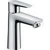 Hansgrohe Rubinetto per lavabo a canna media getto laminare cristallino Talis E 100 cromato lucido HANSGROHE H 16.2 cm