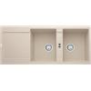 Franke Lavello integrato 2 vasche in fragranite sabbia FRANKE Maris L 50 x L 116 cm, reversibile