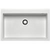 PYRAMIS Lavello integrato 1 vasca in granito bianco PYRAMIS Voyager L 50 x L 76 cm
