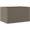 VISOBATH Mobile da bagno sospeso sotto lavabo L 60 x H 35 x P 45 cm marrone laccato opaco, 1 cassetto VISOBATH element