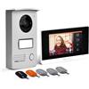SCS SENTINEL Videocitofono con filo SCS SENTINEL VISIODOOR 4.3+ RFID 2 fili TFT LCD 4.3" touchscreen, 6 suonerie