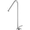 JACUZZI RUBINETTERIA Rubinetto per lavabo getto laminare cristallino Verbano cromato lucido JACUZZI RUBINETTERIA