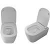 OLYMPIA CERAMICA Vaso WC sospeso OLYMPIA CERAMICA tutto evo senza brida, sedile escluso P 53 x L 36 x H 42 cm bianco