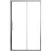 SIRO Porta doccia scorrevole L 97-101 cm x H 195 cm per nicchia in vetro trasparente SP. 6 mm, profilo lucido cromo, serie Record