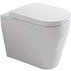 OLYMPIA CERAMICA Vaso WC filomuro OLYMPIA CERAMICA tutto evo, sedile escluso P 53 x L 36 x H 42.5 cm bianco