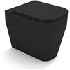 OLYMPIA CERAMICA Vaso WC filomuro OLYMPIA CERAMICA tutto evo, sedile escluso P 53 x L 36 x H 42.5 cm nero