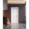 Leroy Merlin Porta interna a battente Como25 in legno di abete colore bianco, L 80 x H 210 cm, apertura reversibile