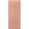 Yale Pannello per porta blindata Okoumè impiallacciato prodotto senza rivestimento noce L 80 x H 210 cm, Sp 8 mm