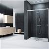 NOVELLINI Porta doccia scorrevole L 167-171 cm x H 200 cm per nicchia in vetro trasparente SP. 6 mm, profilo satinato cromo, serie Glam